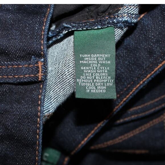 LRL Lauren Jean Co. Ralph Lauen Women's 12 Dark Wash - Picture 9 of 11